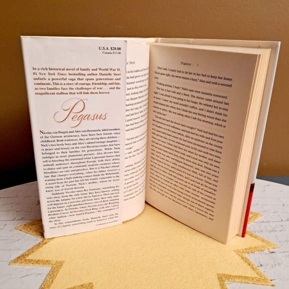 Pegasus, Hardcover Book, Danielle Steel, 2014, Lipizzaner Horses, w dustjacket - Picture 3 of 9